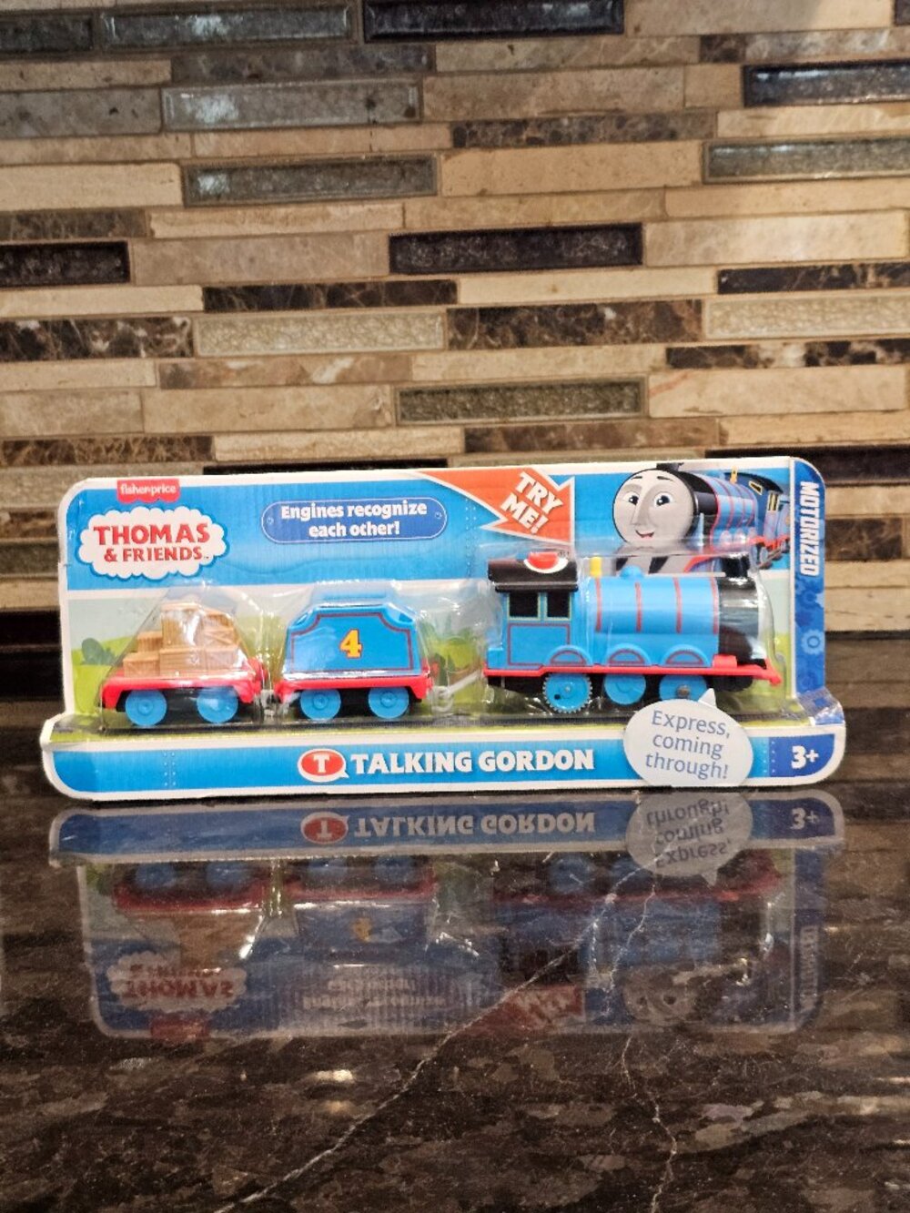 Fisher-Price Thomas & Friends Talking Gordon Motorized Toy Train Engine